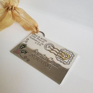 Santa Claus Letter North Pole Ornament